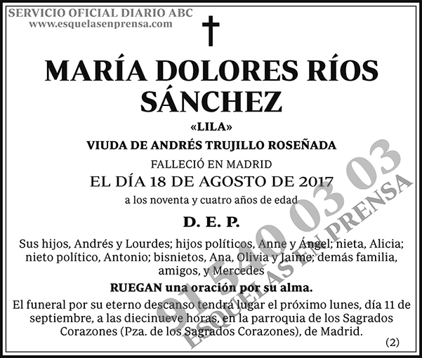 María Dolores Ríos Sánchez